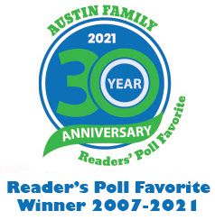 Austin Family Readers' Poll Favorite Logo 2007...2019